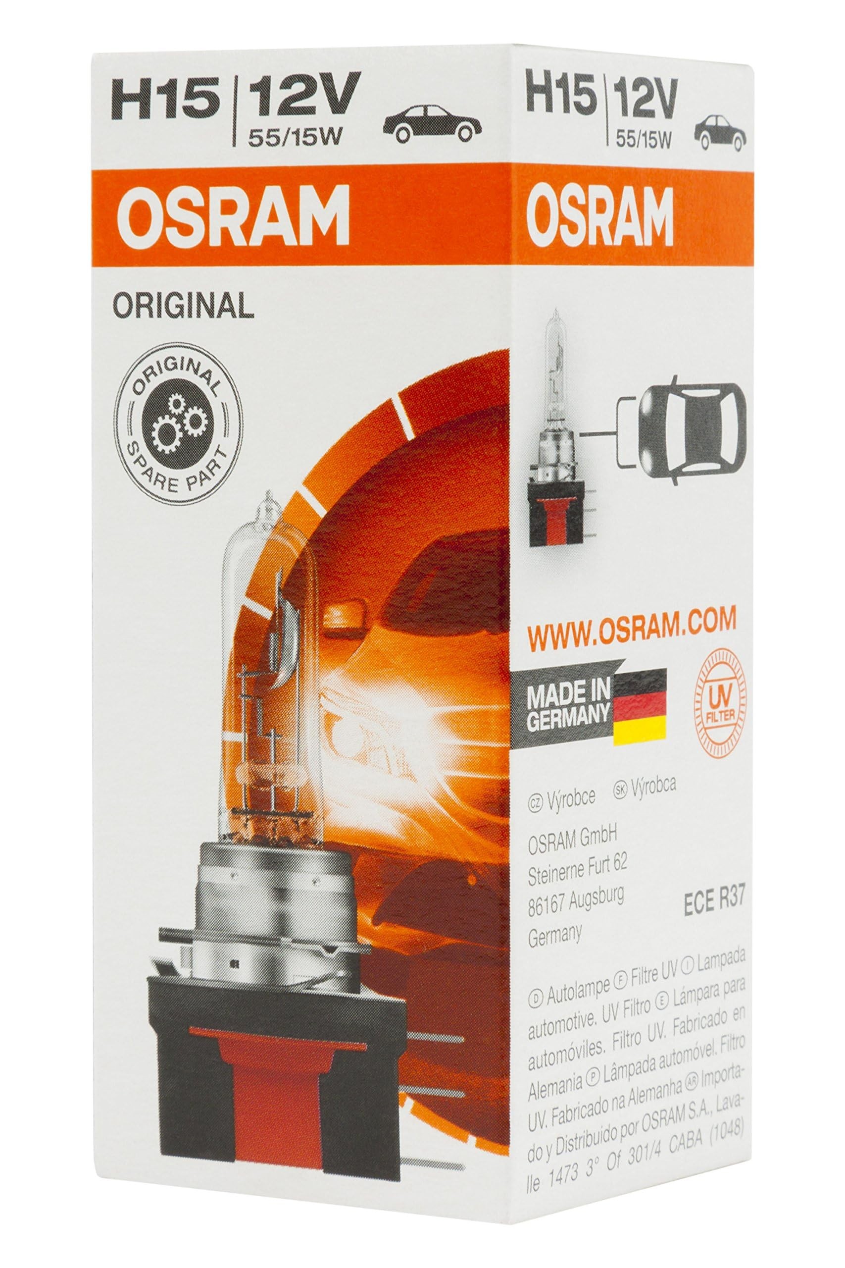 Osram Ampul H15 12V 55/55W 64176