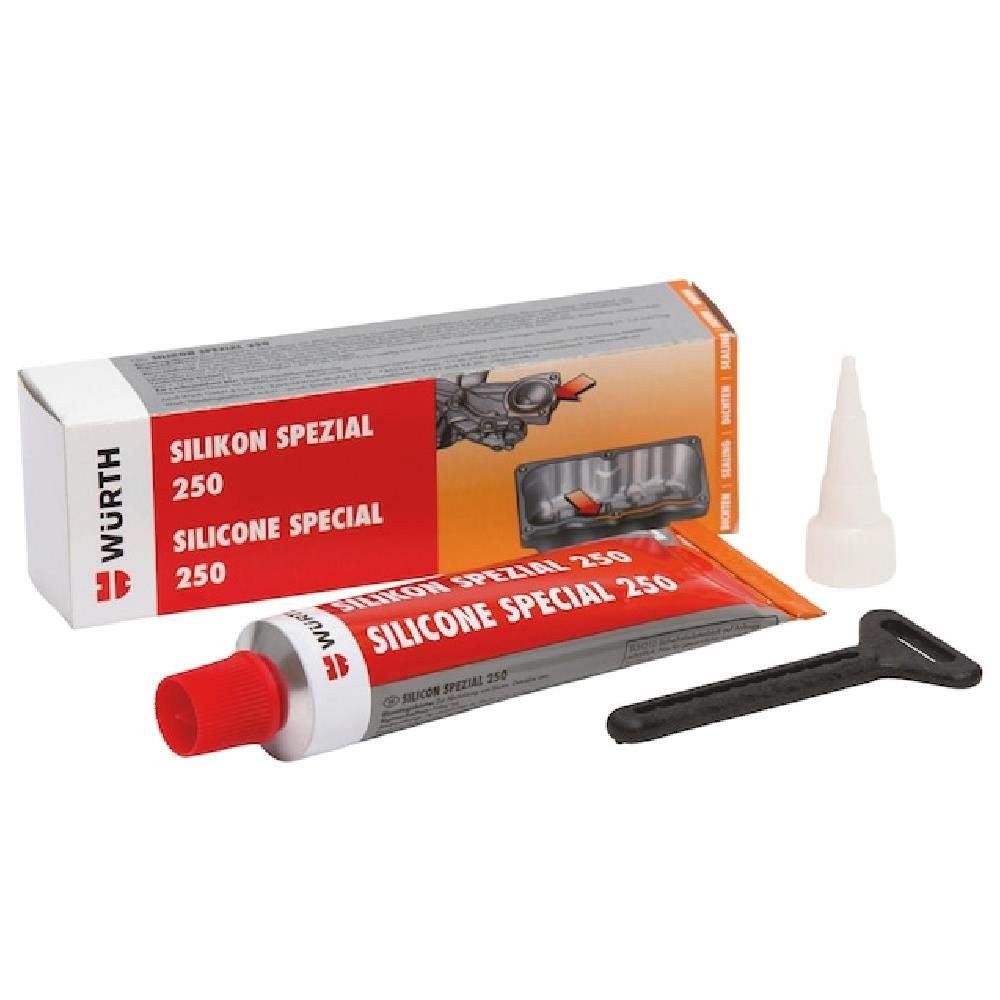 Würth Silikon Sıvı Conta 250 (Renk: Siyah) 70 ml