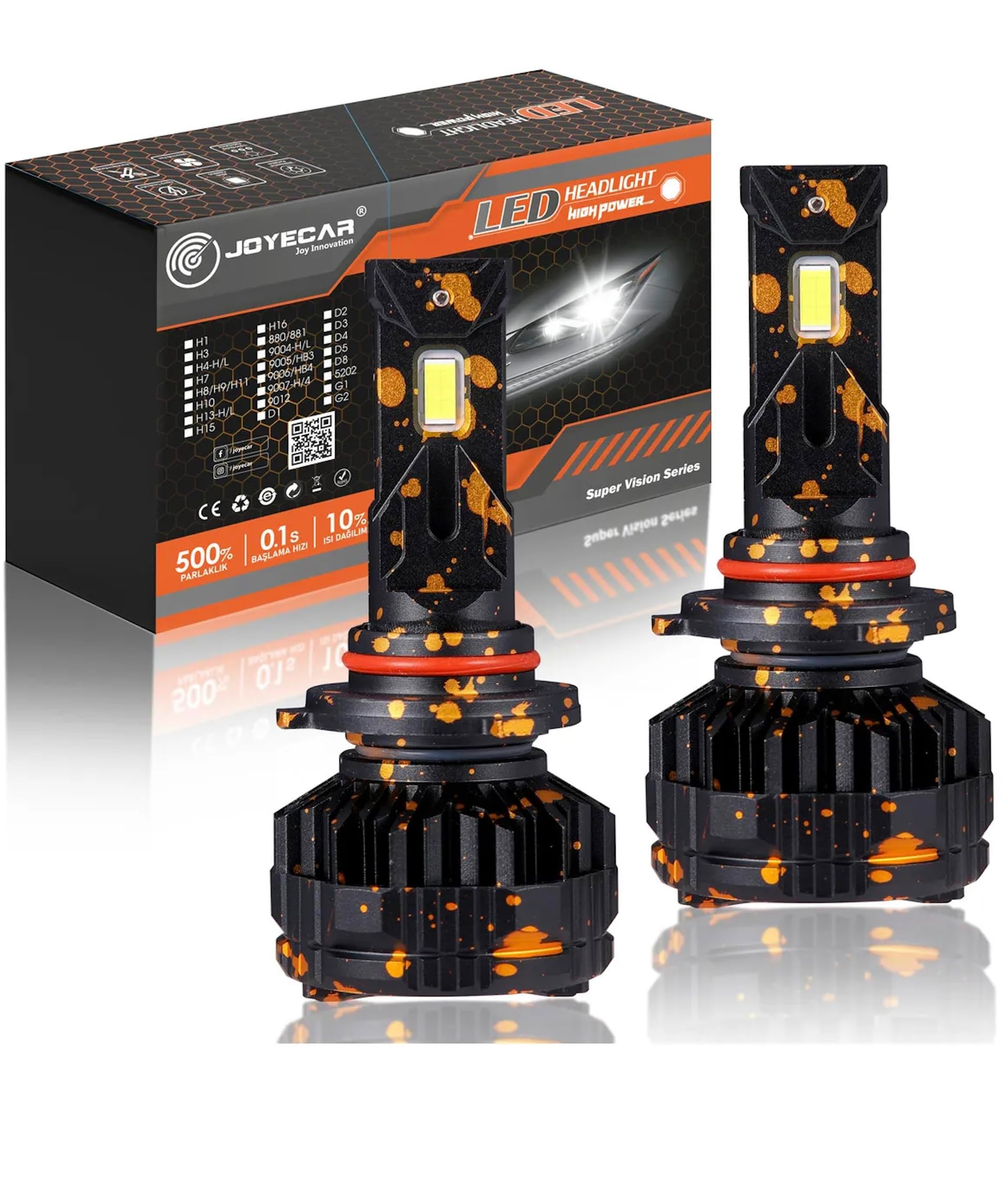Joyecar HB3-9005 F16 Extra Power CSP Led Far Ampulü