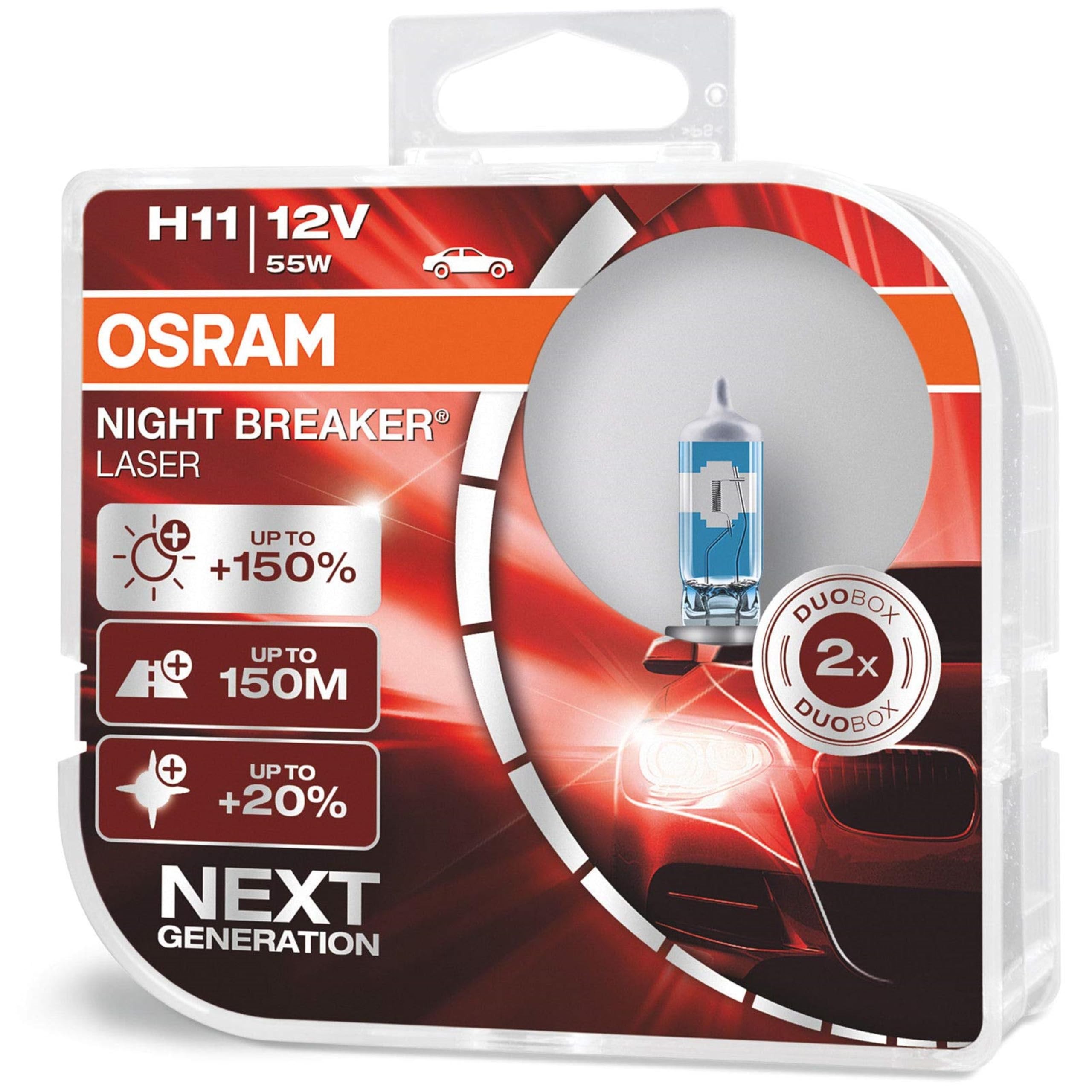Osram H11%150 Fazla Işık Night Breaker Laser 12V
