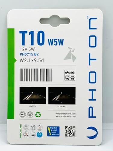 Photon T10 Plaka Park Ampülü 2'li Ambalaj Standart Sarı