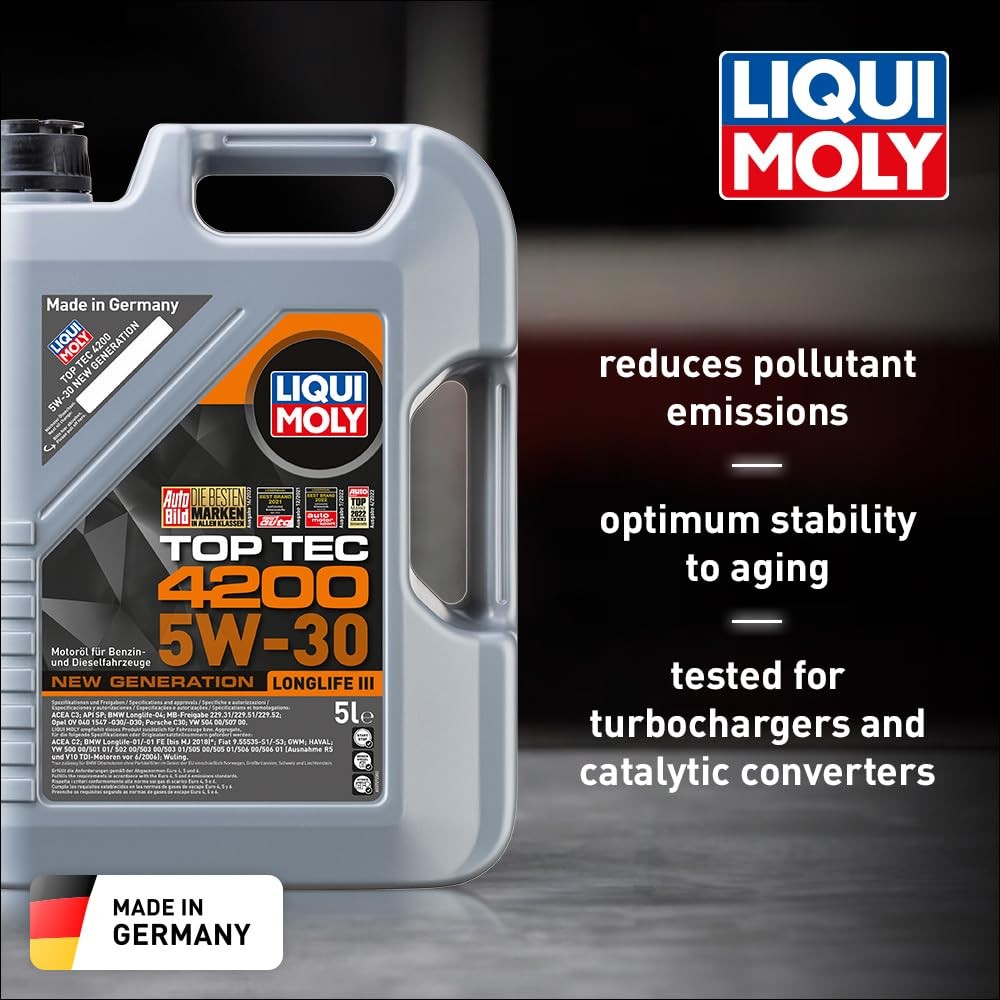 Liqui Moly top tec 4200 5lt motor yağı VW504/507
