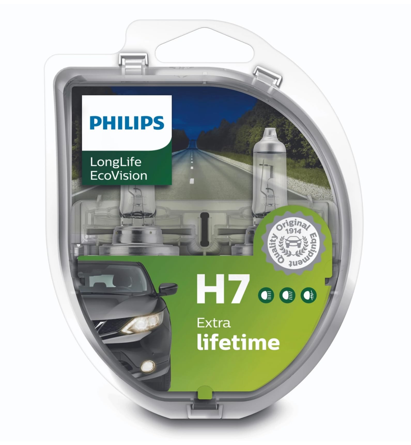 Philips H7 Longlife EcoVision Extra LifeTime