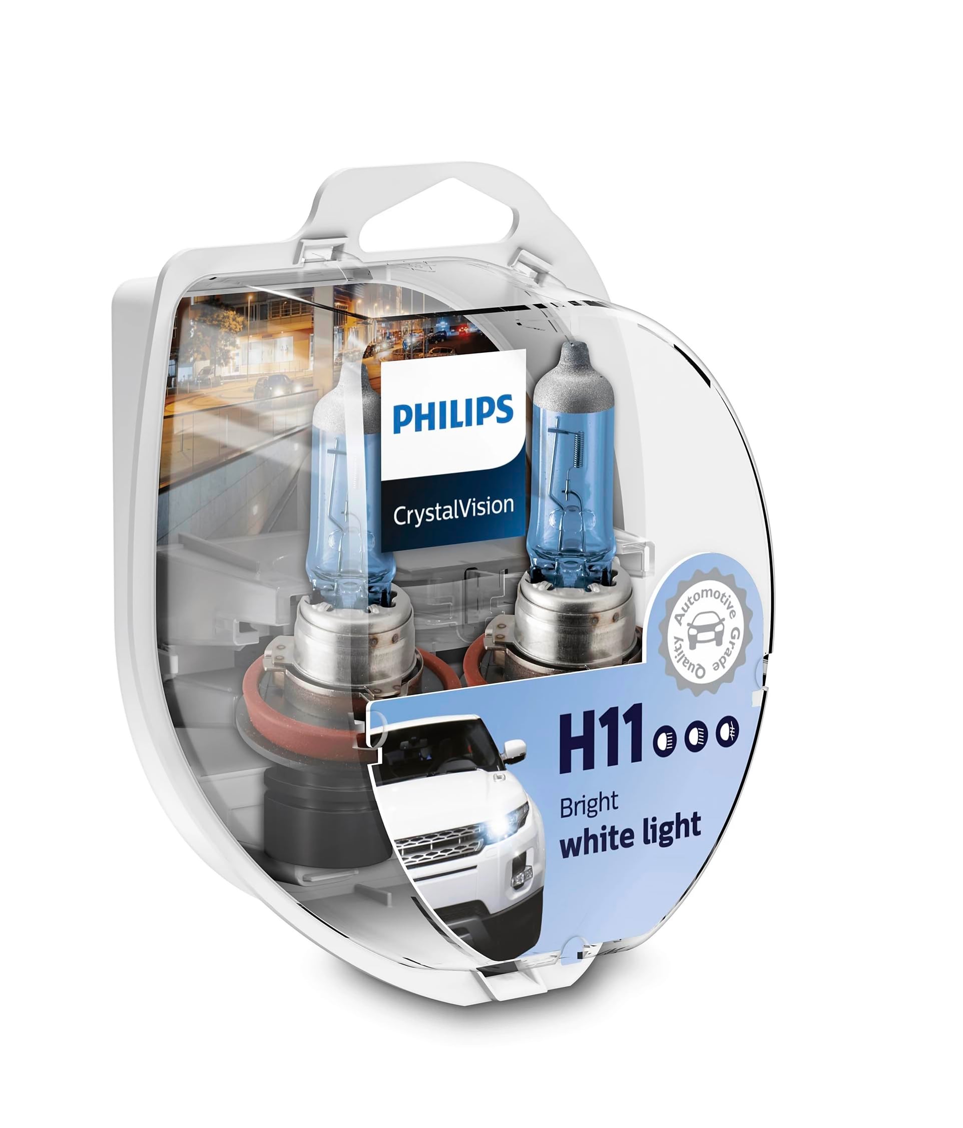 Philips H11 Crystal Vision Ampul 2 Adet + Park Ampülü Hediye