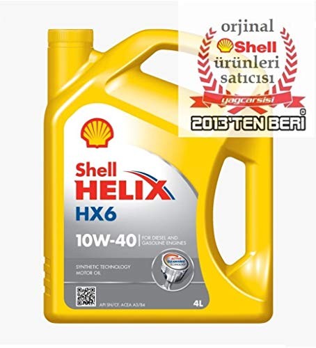 SHELL HELİX HX6 10W40 4 LİTRE