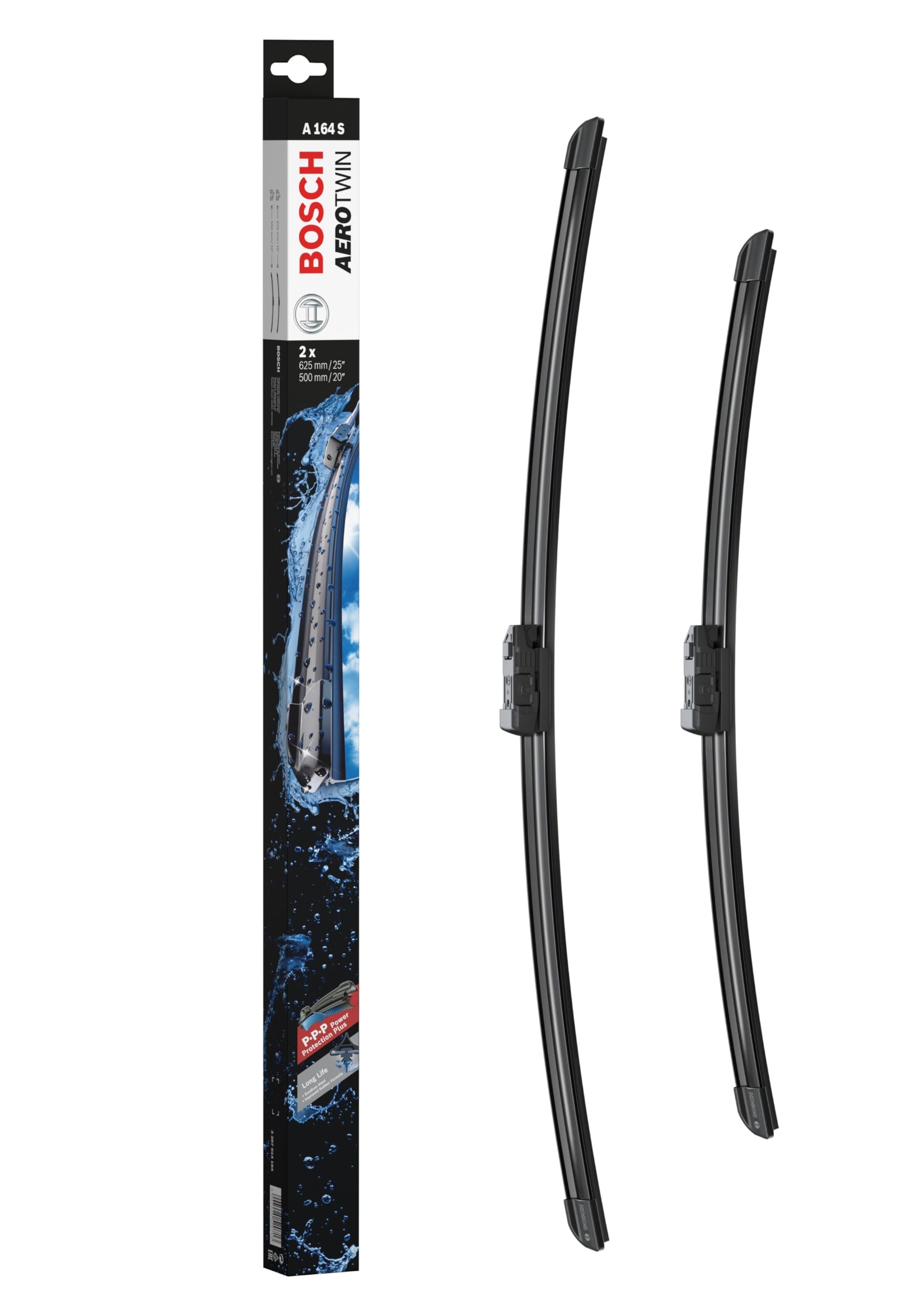 BOSCH Aerotwin Silecek Seti Volvo XC90 (2015-2024), Audi Q5 (2008-2024), Q3 Sportback (2021-2024), A7 (2018-2024), A6 (2019-2024) [625/500 mm] A164S 3397014164
