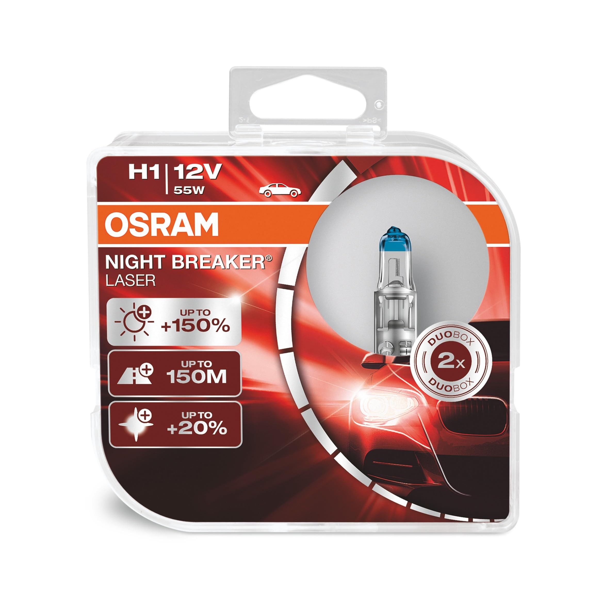 Osram Night Breaker Laser H1 Ampul 64150NL -%150 Daha Fazla Işık