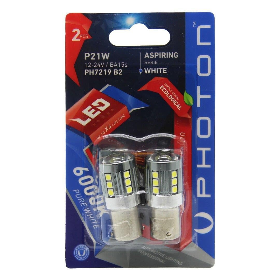 Photon PH7219 Mercekli Led Ampul 12v 93 Beyaz 12led 21w 6000k