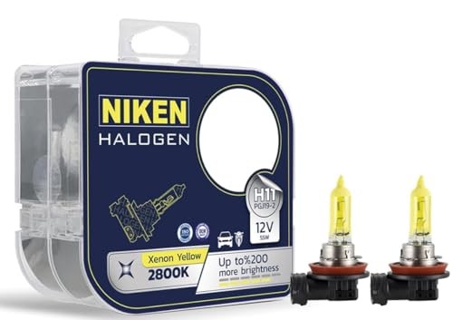 niken 12V H11 55W SARI IŞIK AMPUL 2800K (2 ADET)