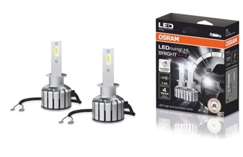 Osram H1 LED Xenon Kit Ledriving Hl Brıght%300 Fazla Işık / 4 Yıl Garantili 12V (2 Adet Far Için)
