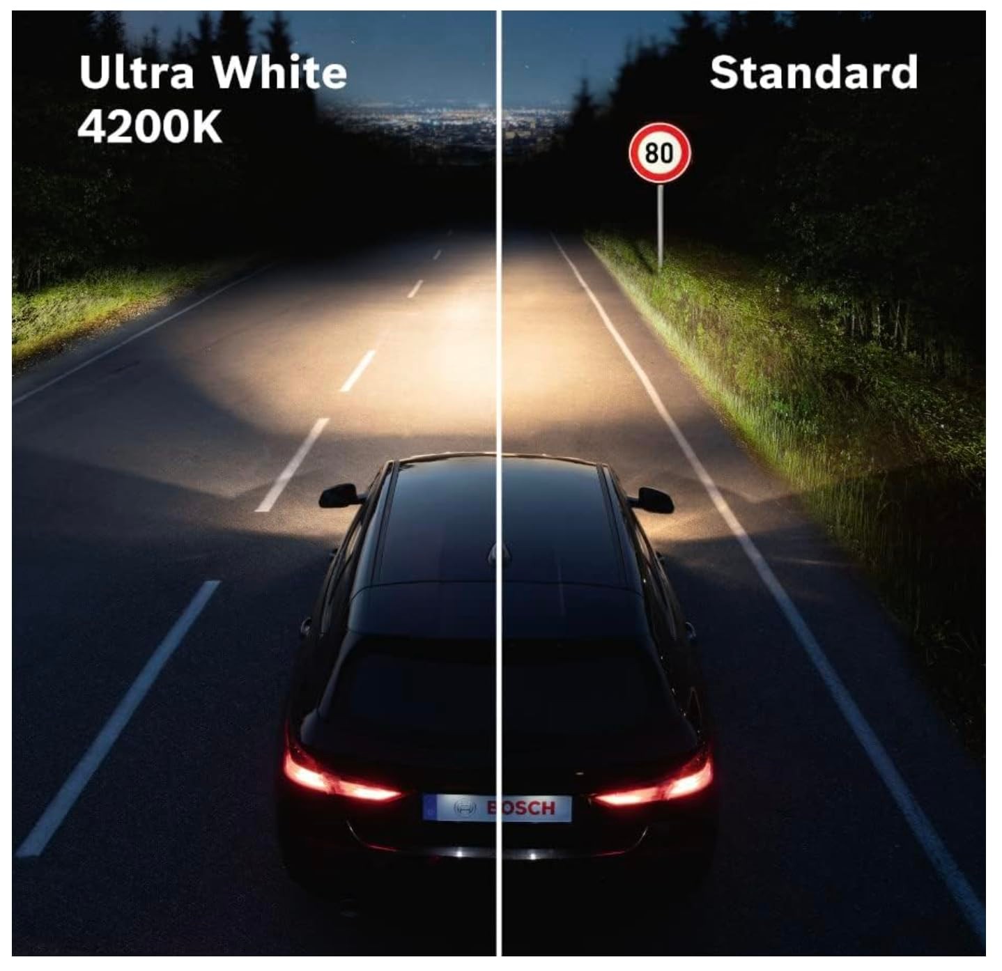 Bosch H7 UltraWhite Xenon Görünümlü Gün ışığı Renginde Far Ampulü