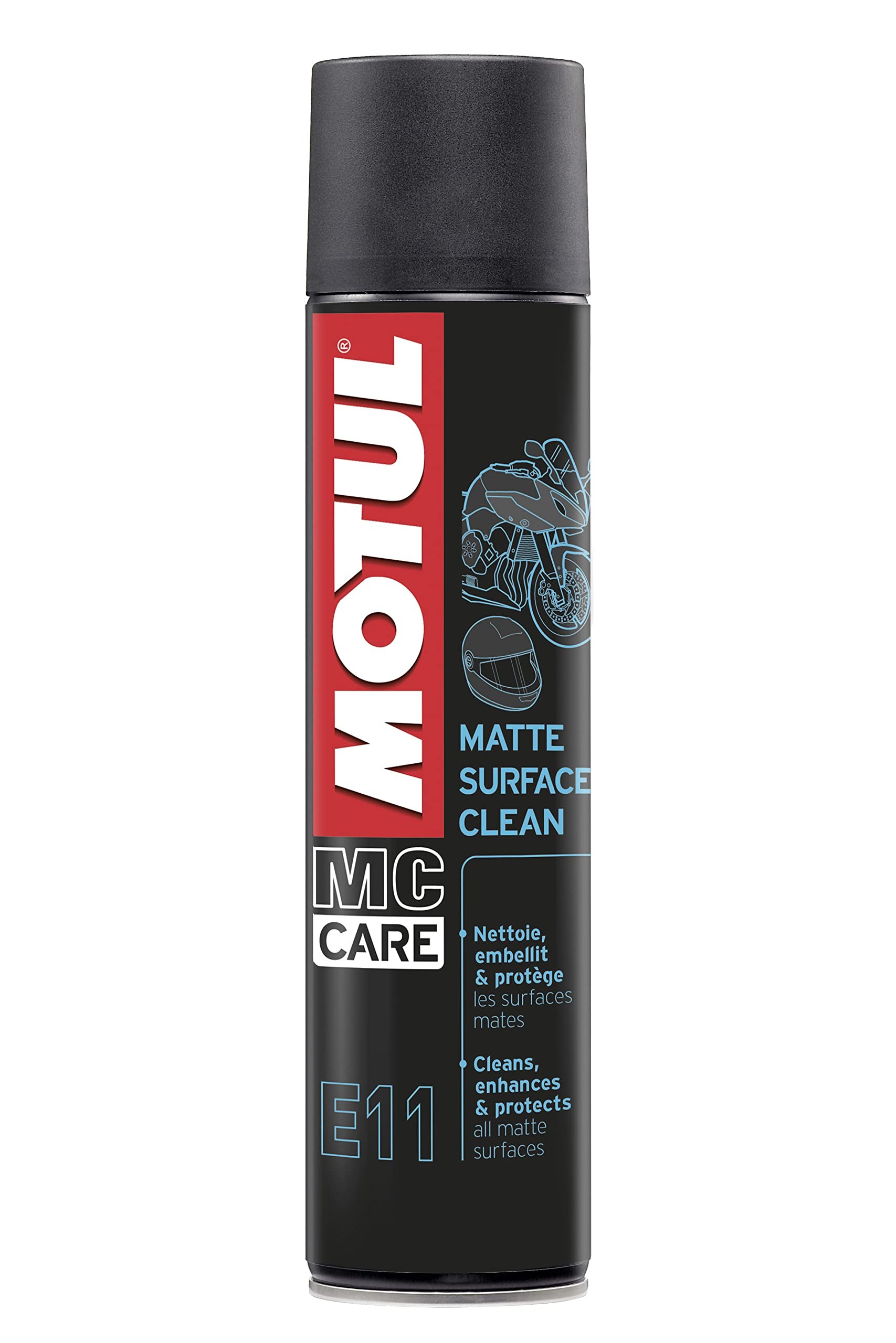 Motul E11 Matte Surface Clean 400 ML Mat Yüzey Temizleyici