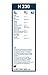 BOSCH Rear Arka Silecek Renault Megane 4 (2016-2023), Nissan Micra (2019-2021), Peugeot 308 (2014-2021) [230 mm] H230 3397004560