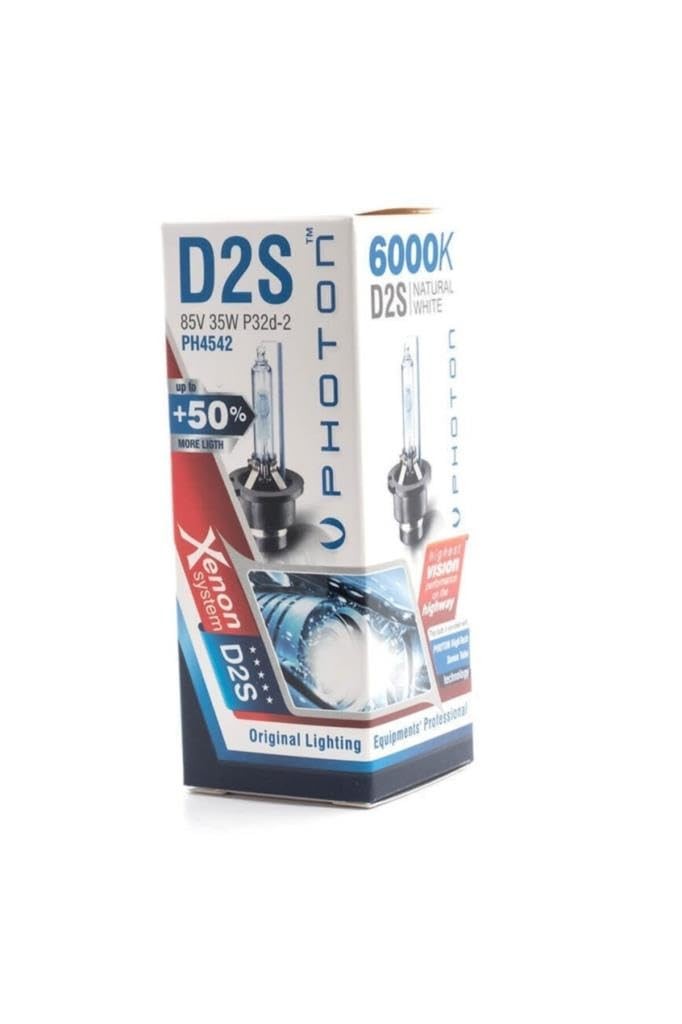 Photon D2S 6000K +%50 Fazla Işık Xenon Ampul