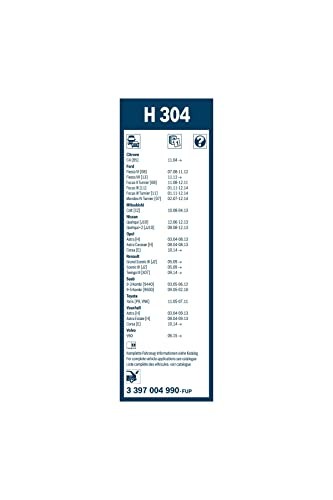 Bosch Arka Cam Sileceği - [300 mm] RENAULT Scénic III (2009-2016) [JZ] #H304