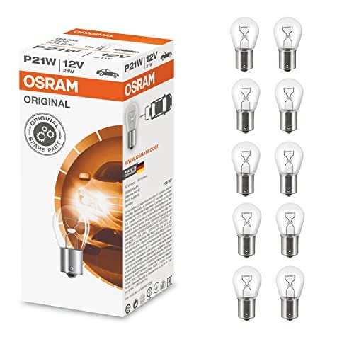Osram P21W 12V 21W 93 BA15s 7506-10 Adet