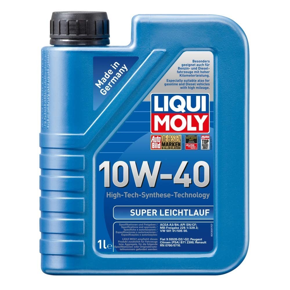 Liqui Moly Super Leichtlauf 10W-40 1 Litre Otomotiv Bakım Ürünü
