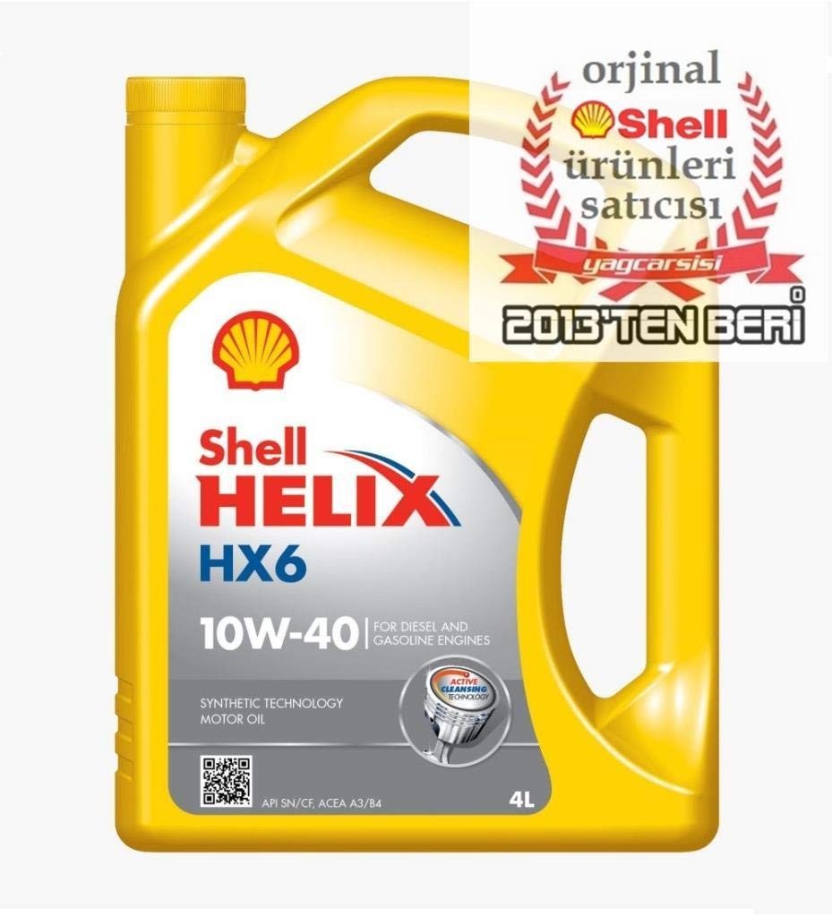 SHELL HELİX HX6 10W40 4 LİTRE