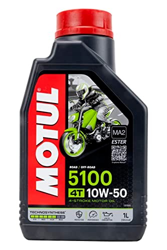 Motul 5100 10W/50 4T 1 Lt 4 Zamanlı Technosynthese Motosiklet Yağı