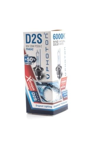 Photon D2S 6000K +%50 Fazla Işık Xenon Ampul