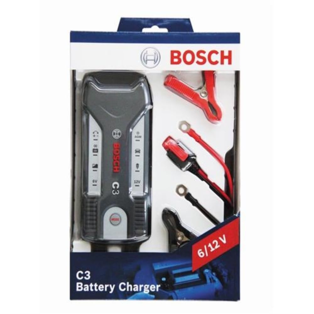 Bosch C3 Akü Şarj Cihazı Ana Bayiden 2 Yıl Garantili
