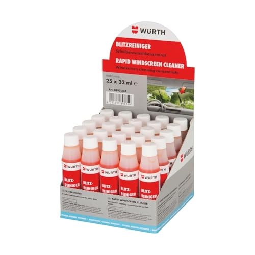 Würth Oto Konsantre Cam Suyu Temizleme Sabunu 32ml 25 ADET