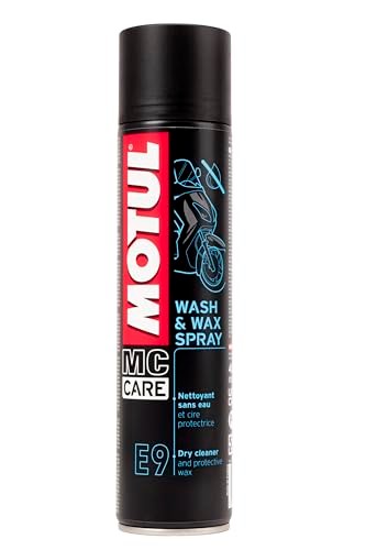 Motul E9 Wash & Wax Spray 400 ML Temizleme ve Parlatma Spreyi