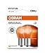 Osram 7507 PY21 W Sİnyal Lambası, Flaş Işığı double blister beyaz 7507-02B