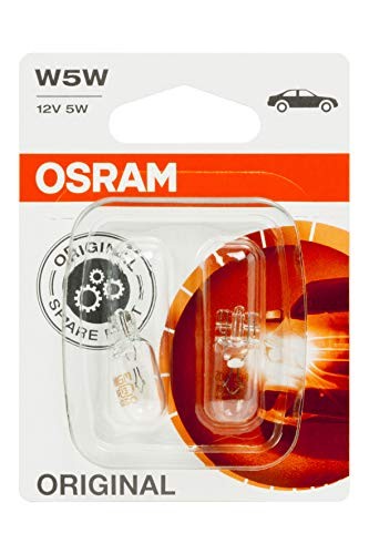 (Double Blister, Cool Blue Intense) - OSRAM COOL BLUE INTENSE W5W halogen, licence plate position light, 2825HCBI-02B, 12 V passenger car, double blister (2 unit)