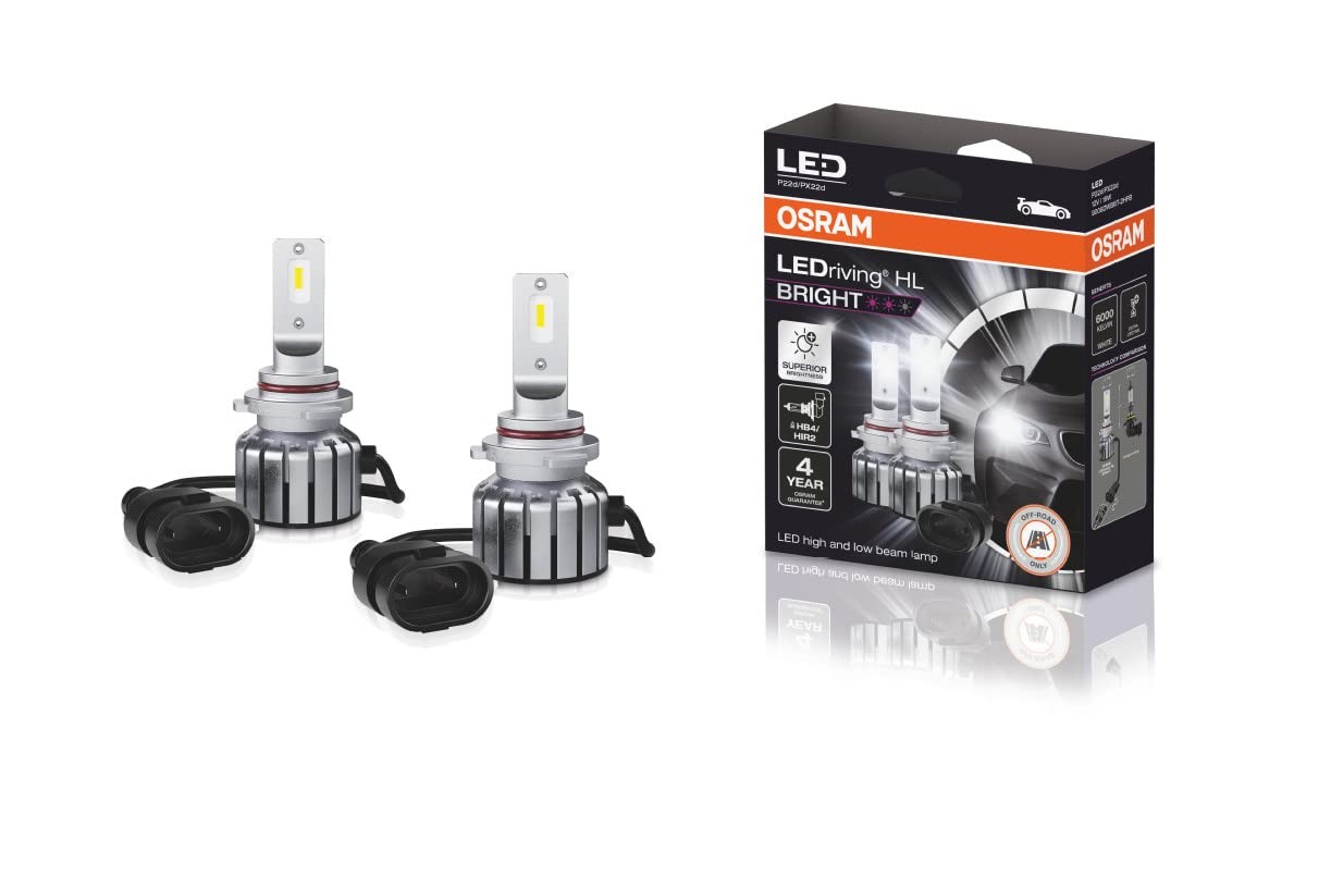 Osram Far Ampulü Led Hb4/hır2 12v 19w Parlak Model 9006dwbrt-2hfb
