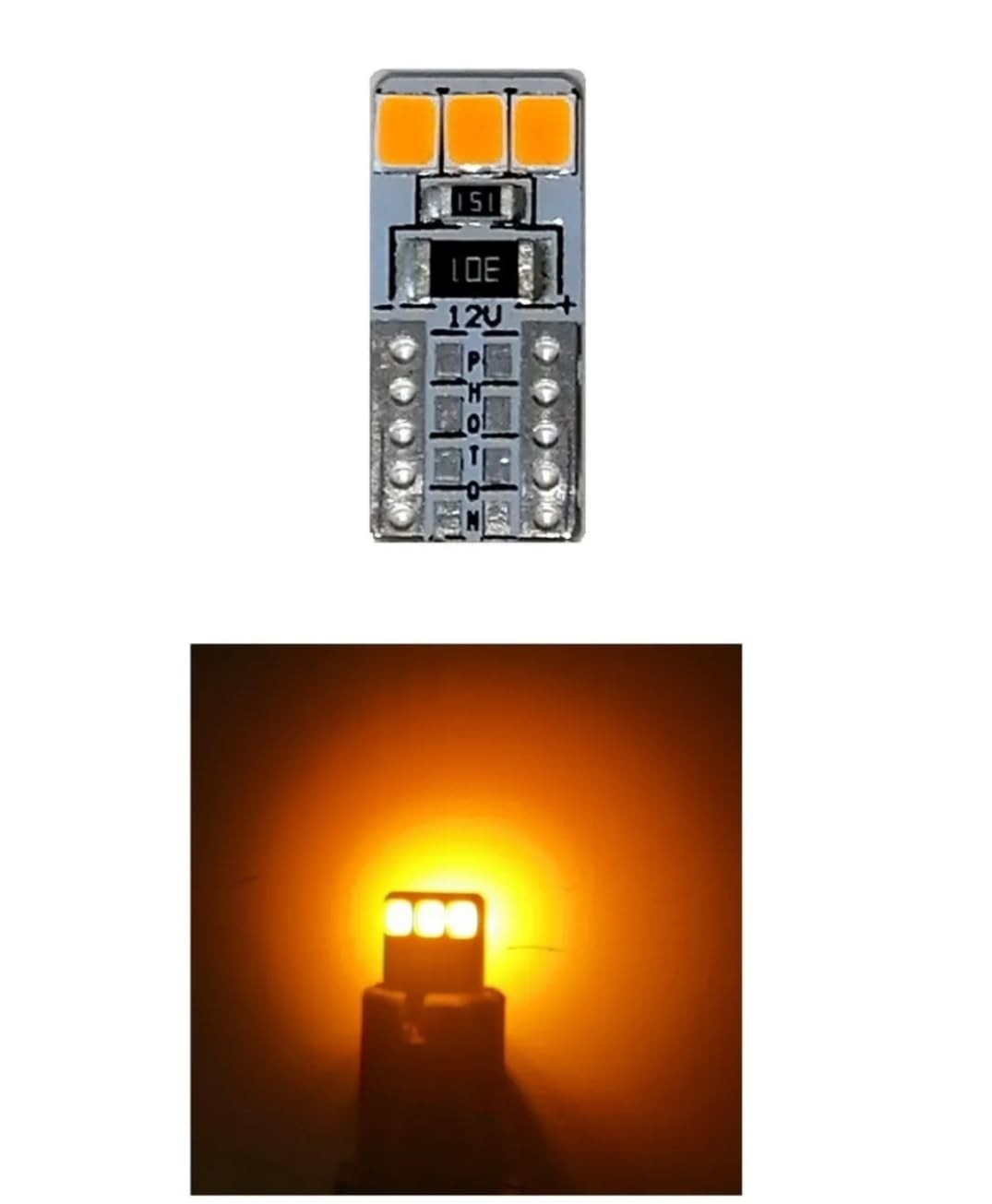Photon T10 W5W Turuncu Led 9 adet