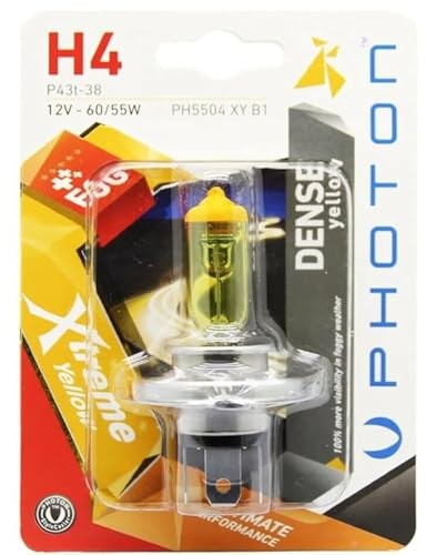 Photon Xtreme Yellow 12V 60/55W Sarı Işık H4