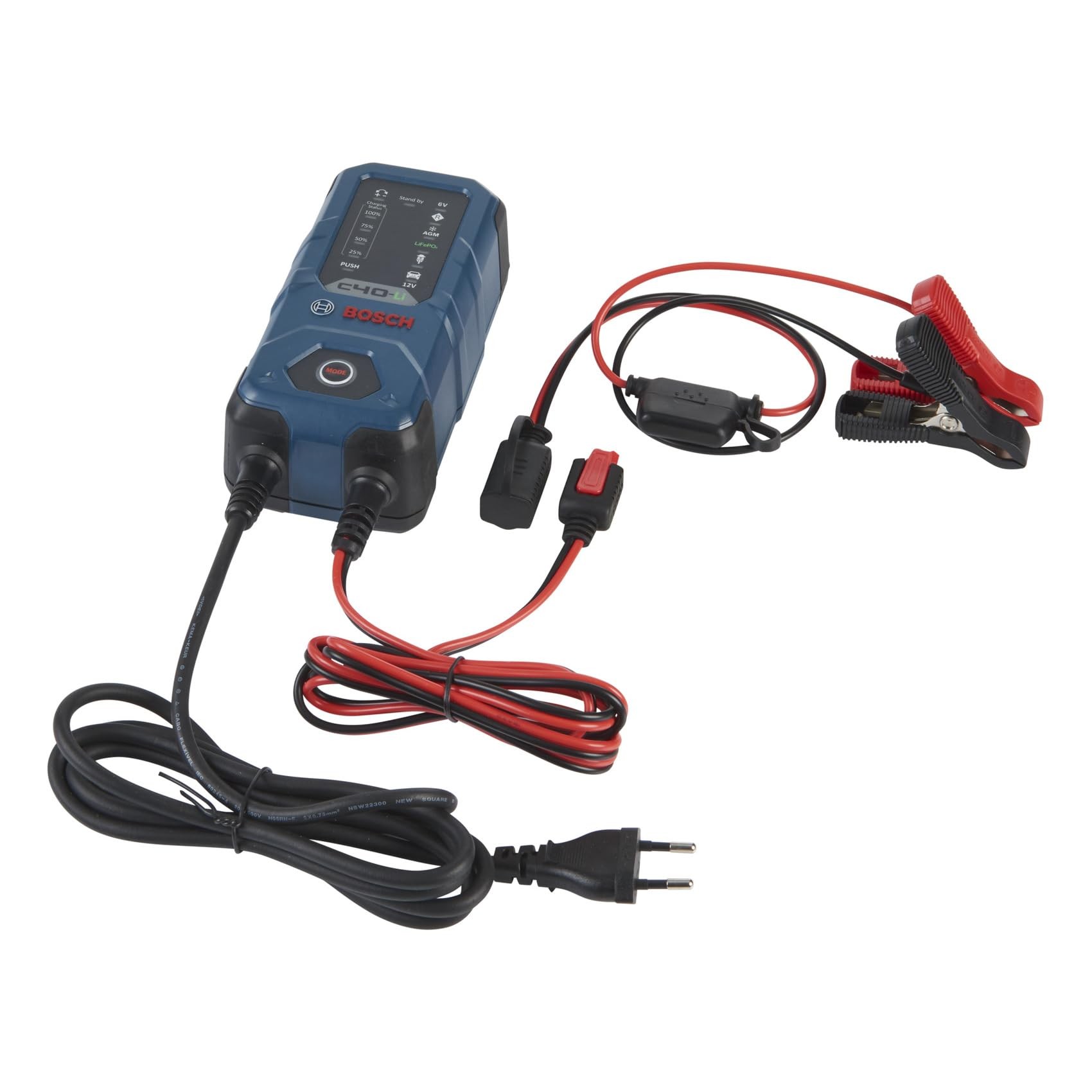 Bosch C40-Lİ Akü Şarj Cihazı 6V / 12V 5A Girişi Gerilimi 14,7V