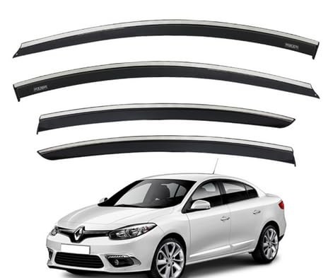 Niken Renault Fluence 2009 -Kromlu Cam Rüzgarlığı 4 LÜ