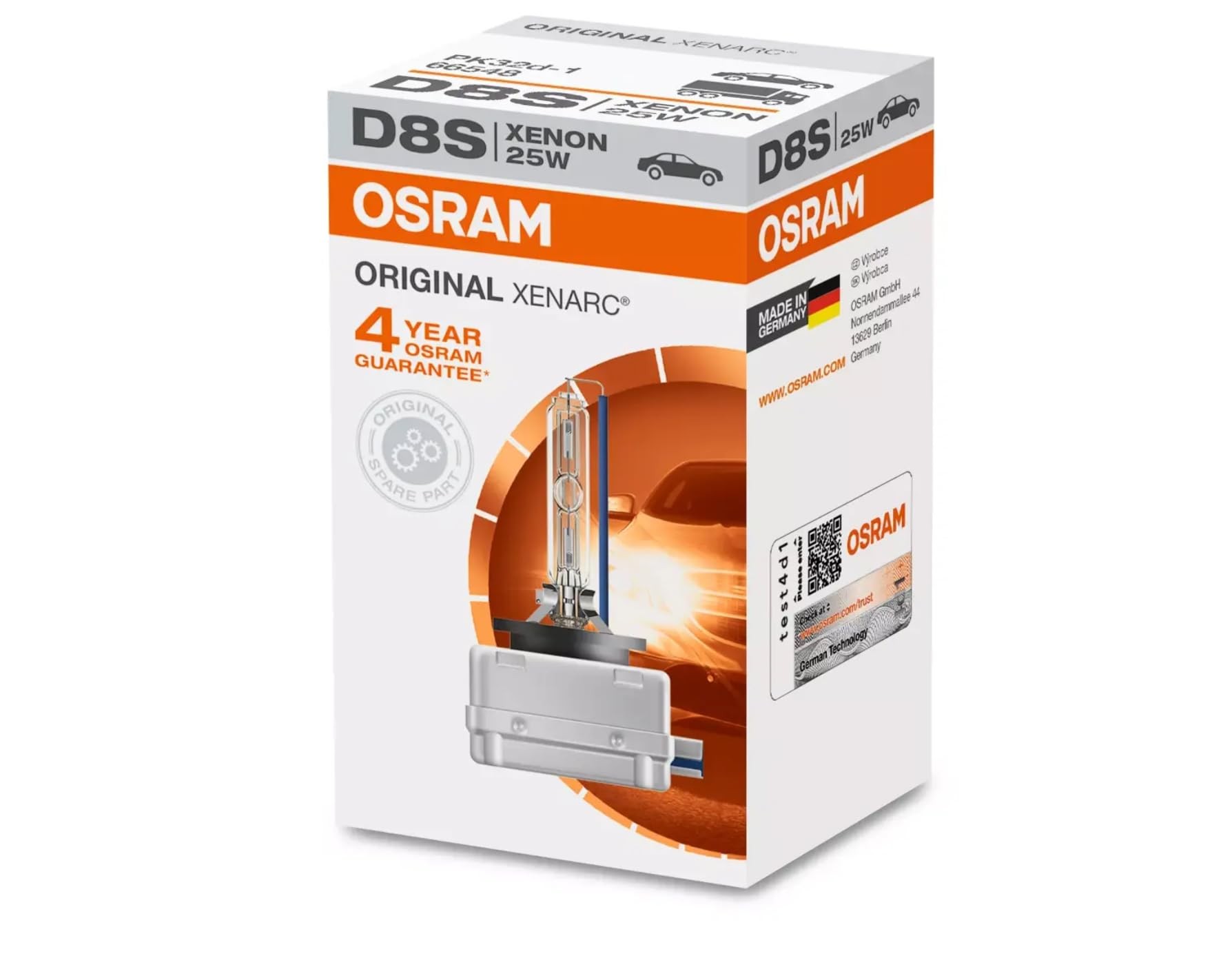 Osram D8S XENARC Xenon Far Ampulü