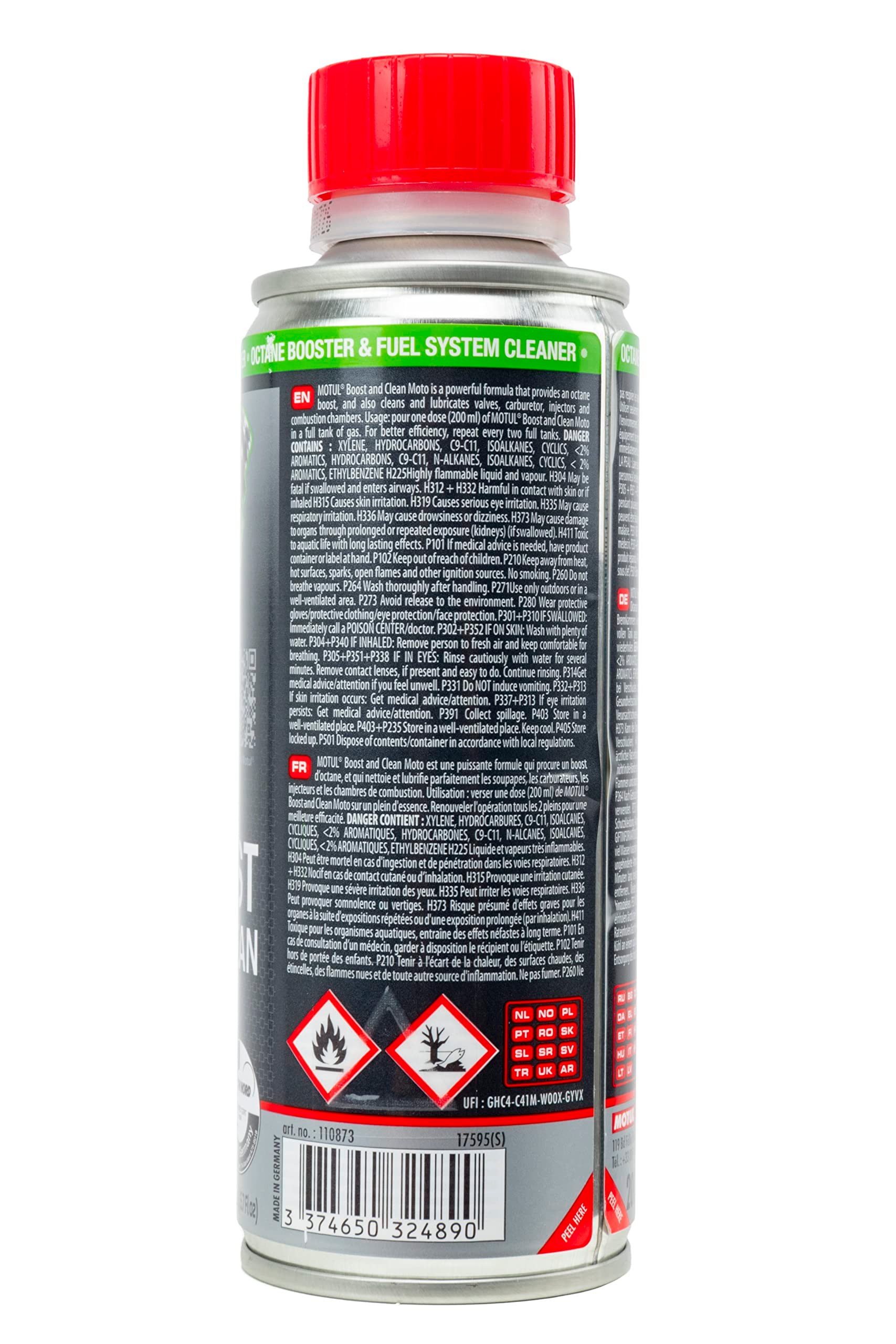 MOTUL BOOST AND CLEAN MOTO 200ML