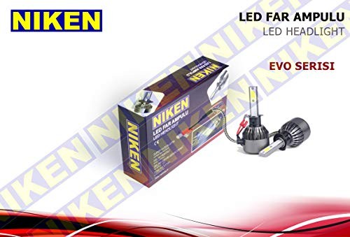 Niken H4 led xenon far aydınlatma seti şimşek etkili 8000lm