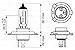 BOSCH 1987301106 AMPUL P43T GIGALIGHT PLUS 120 12V H4