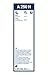 BOSCH Rear Arka Silecek Renault Clio 4 (2012-2020), Mini Countryman F60 (2017-2022) [250 mm] A250H 3397008056