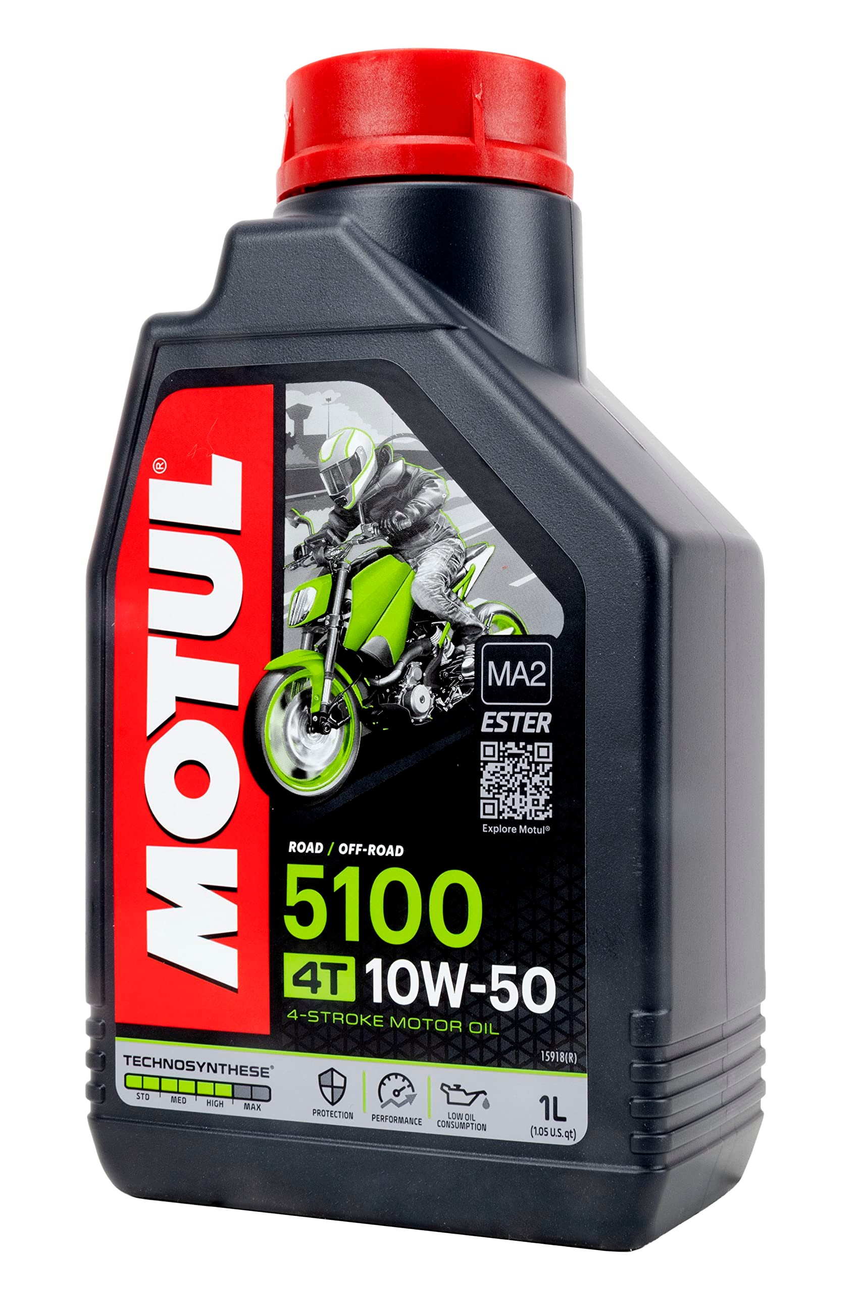 Motul 5100 10W/50 4T 1 Lt 4 Zamanlı Technosynthese Motosiklet Yağı
