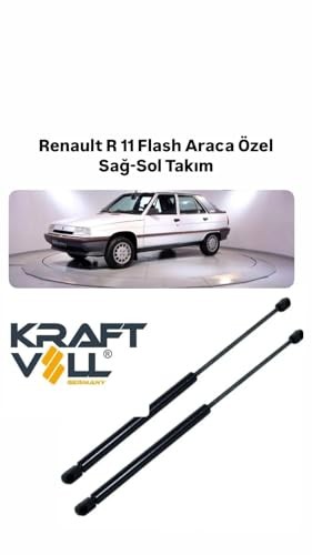 Kraftvoll Renault R 11 Flash Araca Özel Sağ-Sol Takım Bagaj Amortisörü
