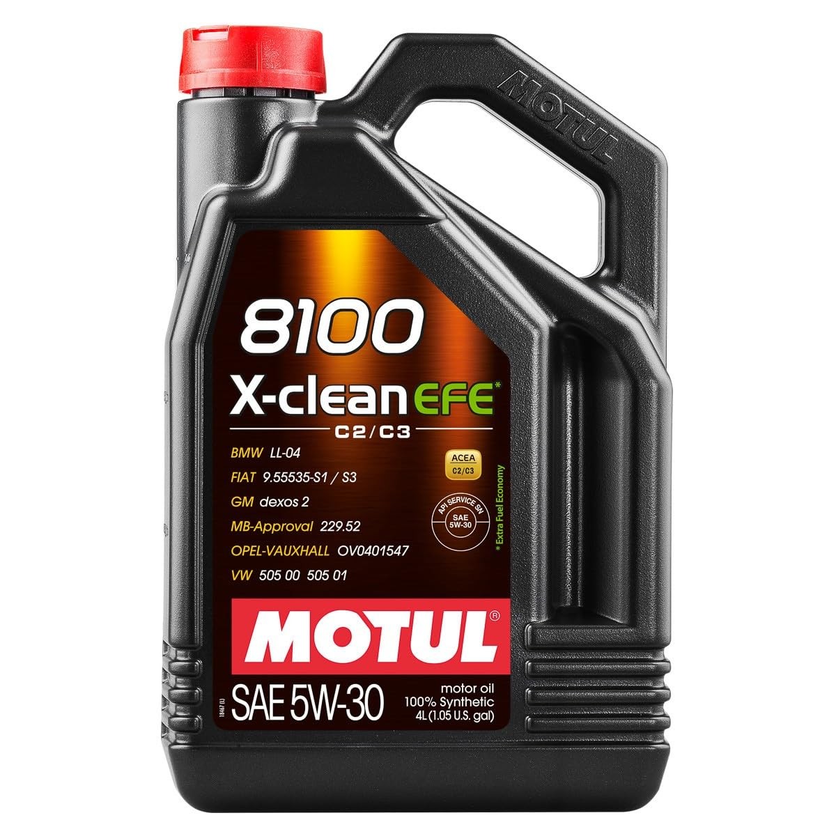 Motul 8100 X-Clean Efe 5W30 4 Litre MotorYağı Dexos 2