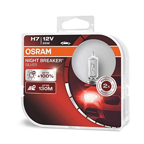 Osram Night Breaker Silver 12V H7 55W 64210NBS 130M Fazla Mesafe