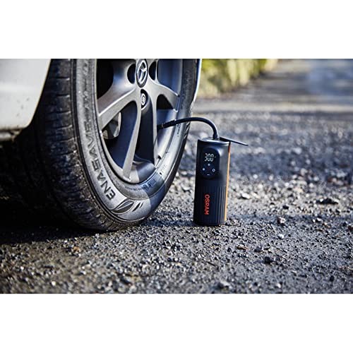 Osram Lastik Şişirme Kompresörü, Şarjlı, 2000 mAh, Tyreinflate OTIR2000