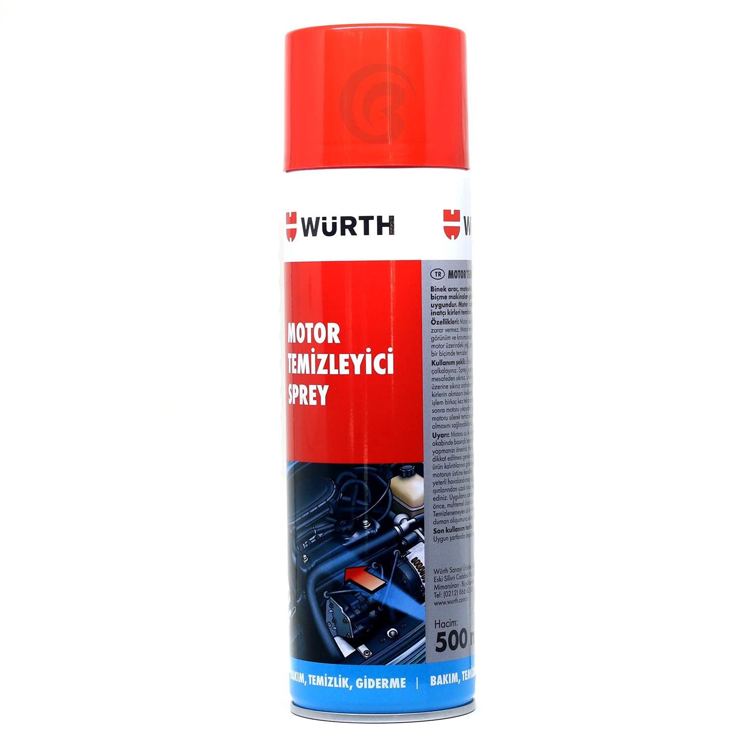 Würth Hızlı Motor Temizleme Spreyi 500 ml