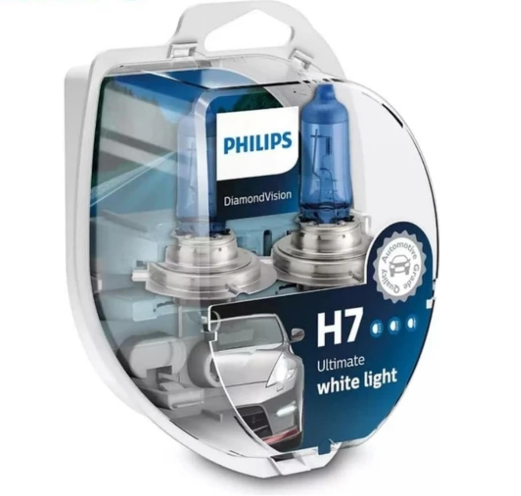 Philips H7 Philips DiamondVision 5000 K Bir Çift Amoul
