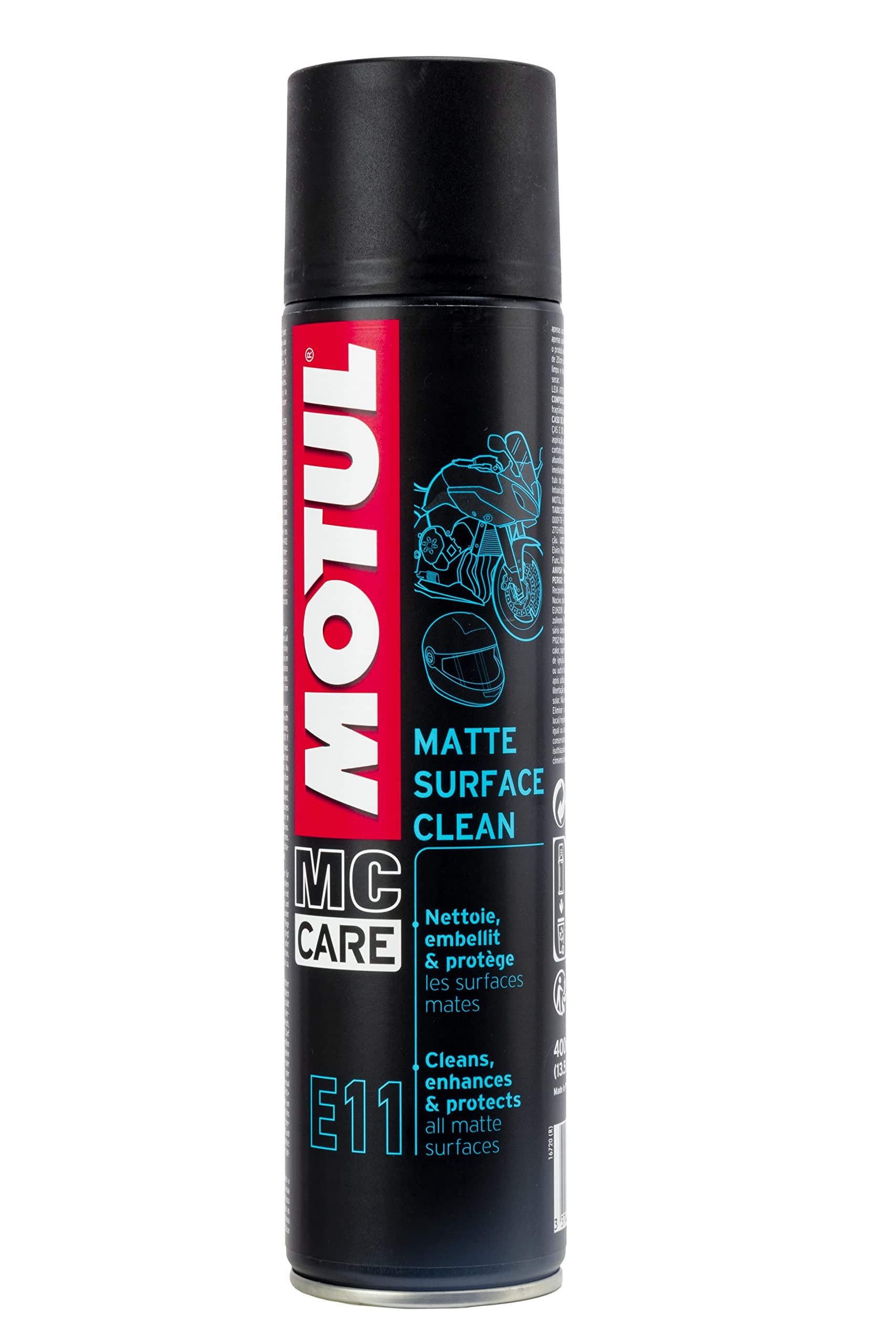 Motul E11 Matte Surface Clean 400 ML Mat Yüzey Temizleyici