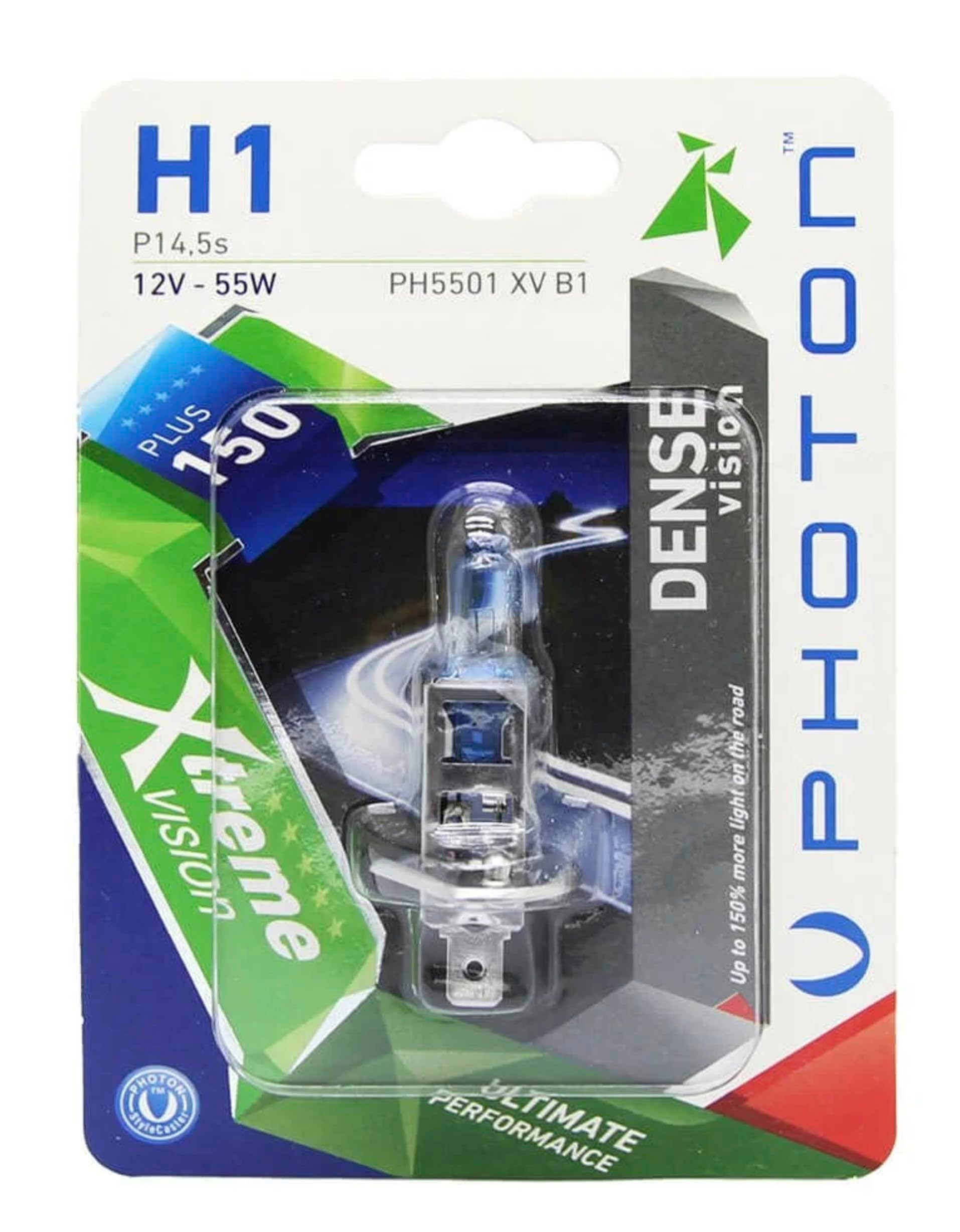 Photon H1 Xtreme Vision%150 Fazla Işık 12V 55W Ampul, Beyaz
