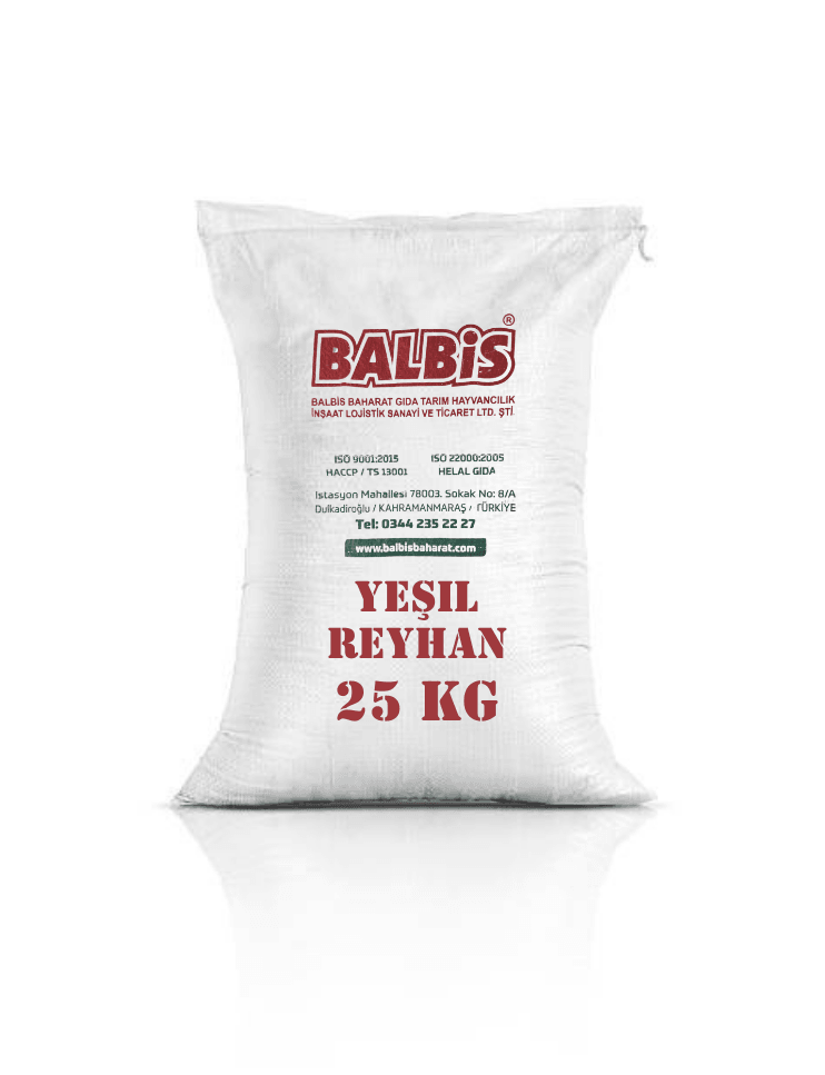 🌿 Kuru Yeşil Reyhan