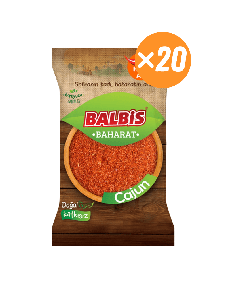 🍟 Cajun Baharatı – Patates Kızartması Baharatı